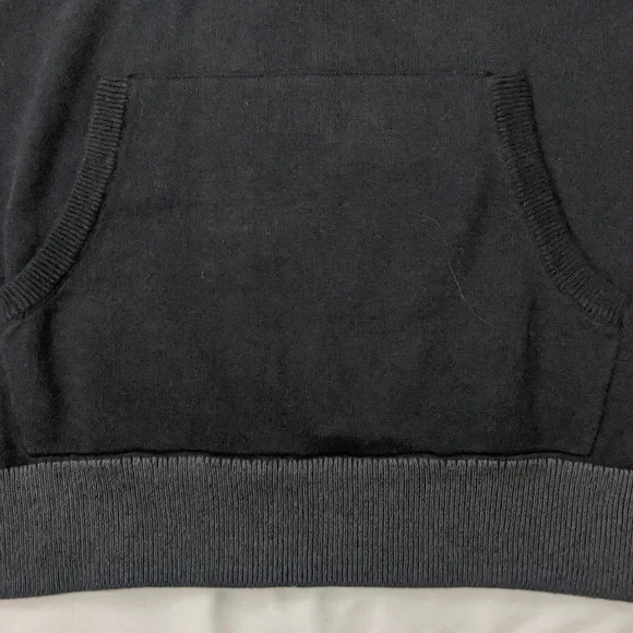 NWT Express Drawstring Cowl Neck Sweater, Color Black/Gray Size L - Picture 8 of 13